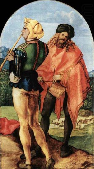 Albrecht Durer Two Musicians china oil painting image